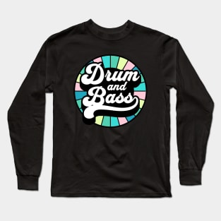 DRUM AND BASS  - Color Wheel Long Sleeve T-Shirt